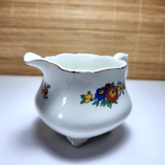 Wedgwood & CO. Footed Creamer Patricia Floral Milk Pitcher Dinnerware - Picture 10 of 10